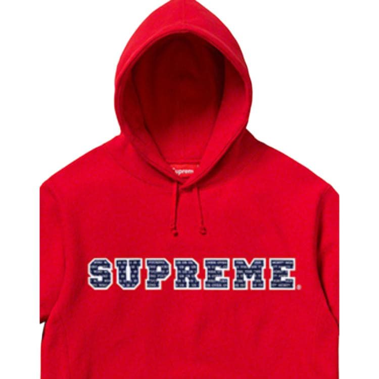 Кофта Supreme FW19 The Most Hooded Sweatshirt Red - изображение 2