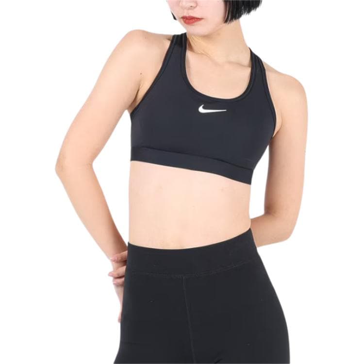 Nike Swoosh Спортивное белье Женское Черное - изображение 1