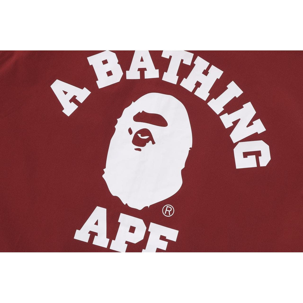 Куртка A BATHING APE COLLEGE COACH JACKET Куртки Пальто Мужской - изображение 6