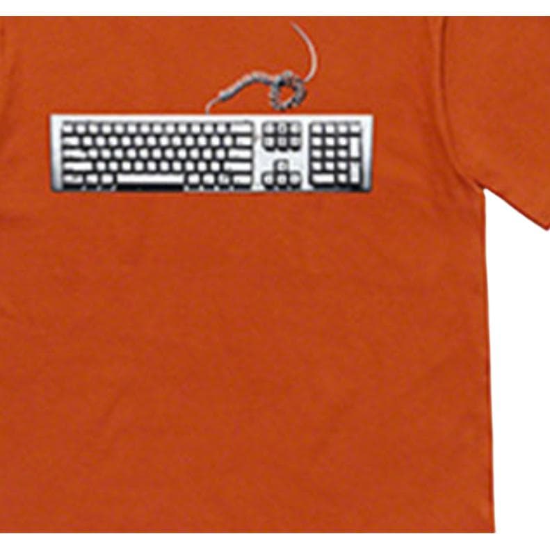 Футболка Supreme SS19 Keyboard Tee Rust - изображение 4