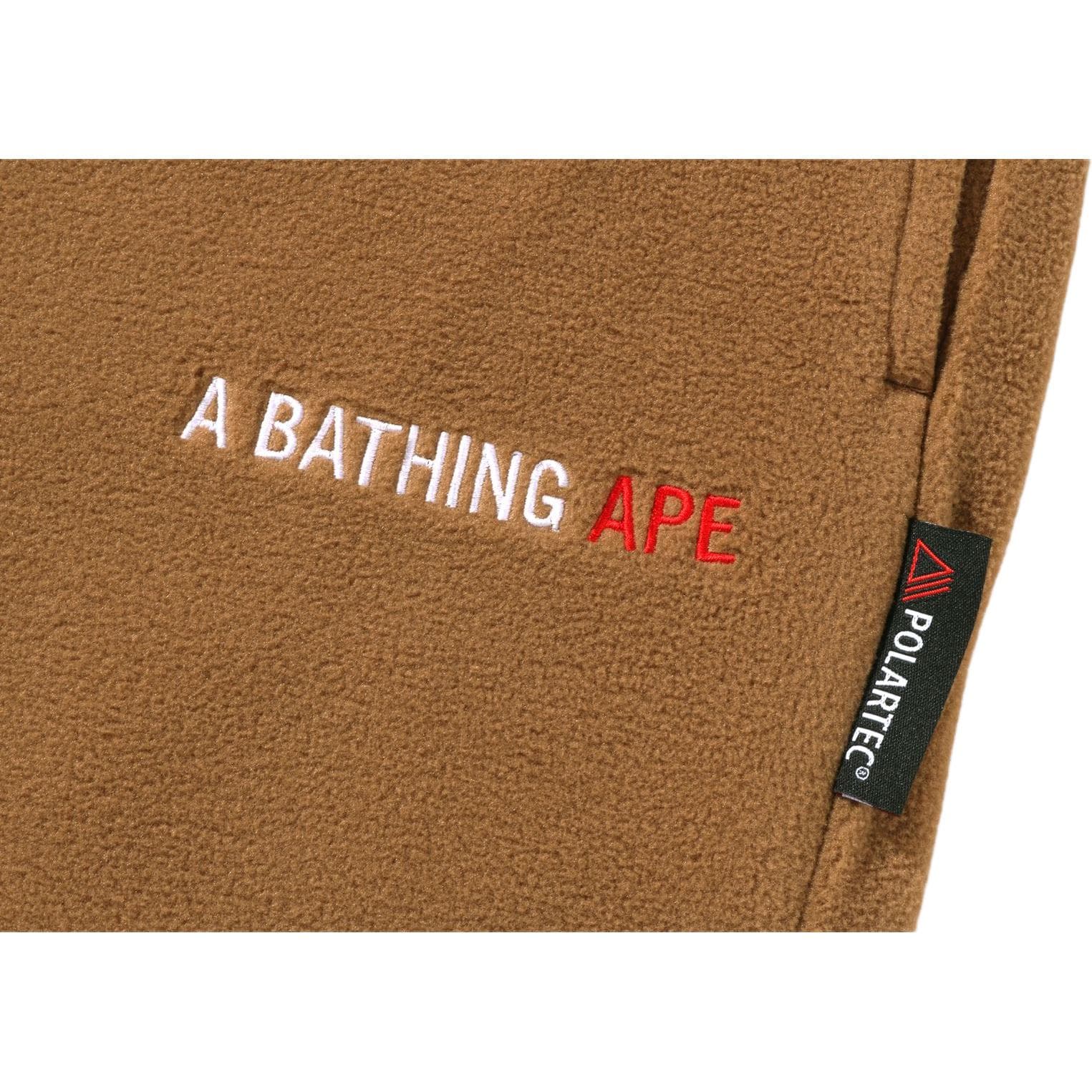 Штаны BAPE FW22 Polartec Fleece Pants Logo - изображение 3