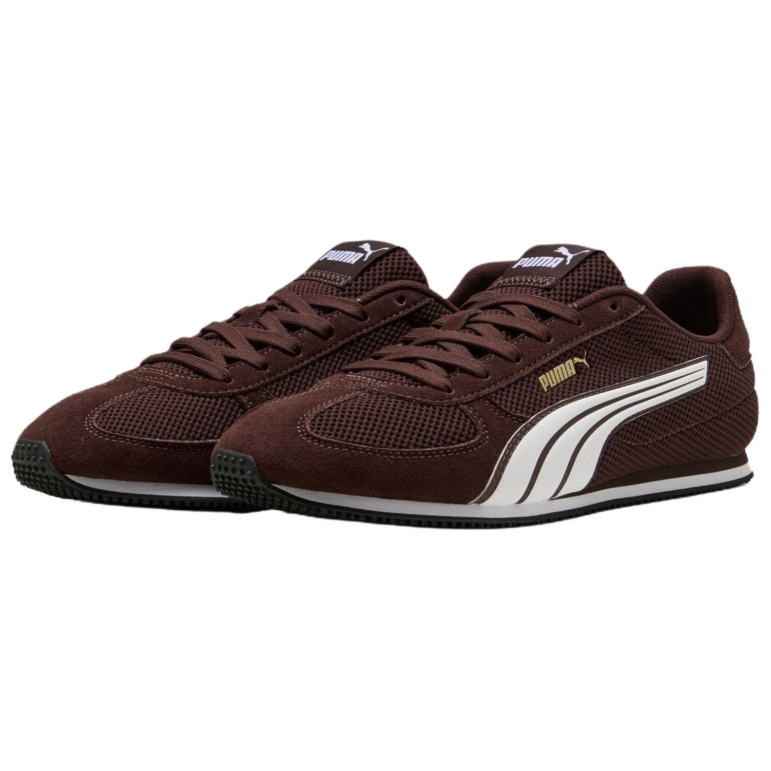 Кроссовки PUMA ST TRACK Кожа Текстиль Противоскользящие Низкие Повседневные Кроссовки Унисекс Умбра - изображение 2