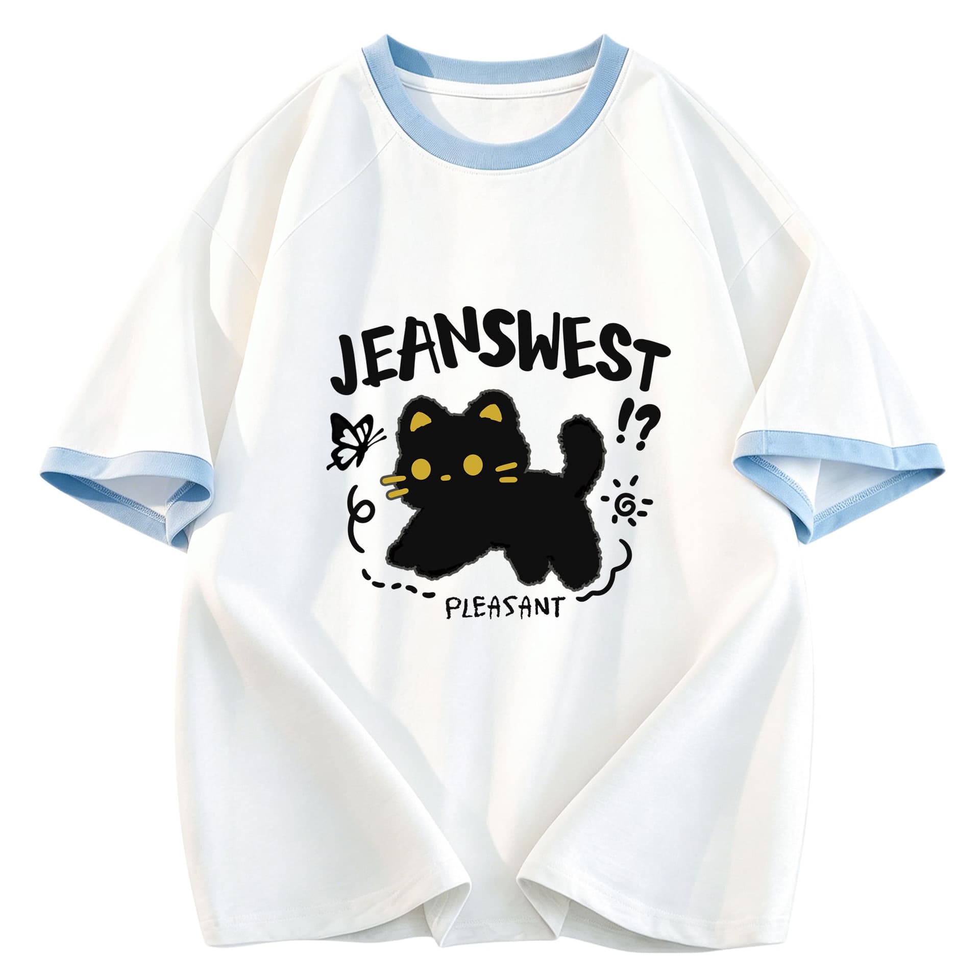 Футболка JEANSWEST Мужская T-рубашка Женская - изображение 1