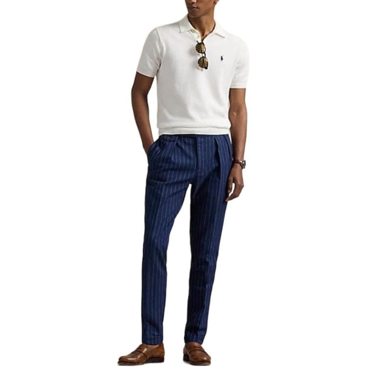 Поло Polo Ralph Lauren Мужское Поло Экрю - изображение 3