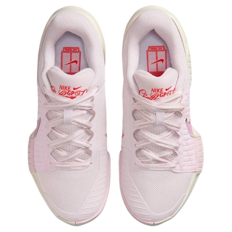 Кроссовки для тенниса Nike GP Challenge Pro Поддержка Отскок Низкие Теннисные Кроссовки Женские Розовые Фиолетовые - изображение 4