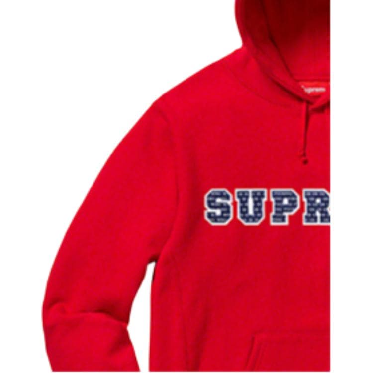 Кофта Supreme FW19 The Most Hooded Sweatshirt Red - изображение 4