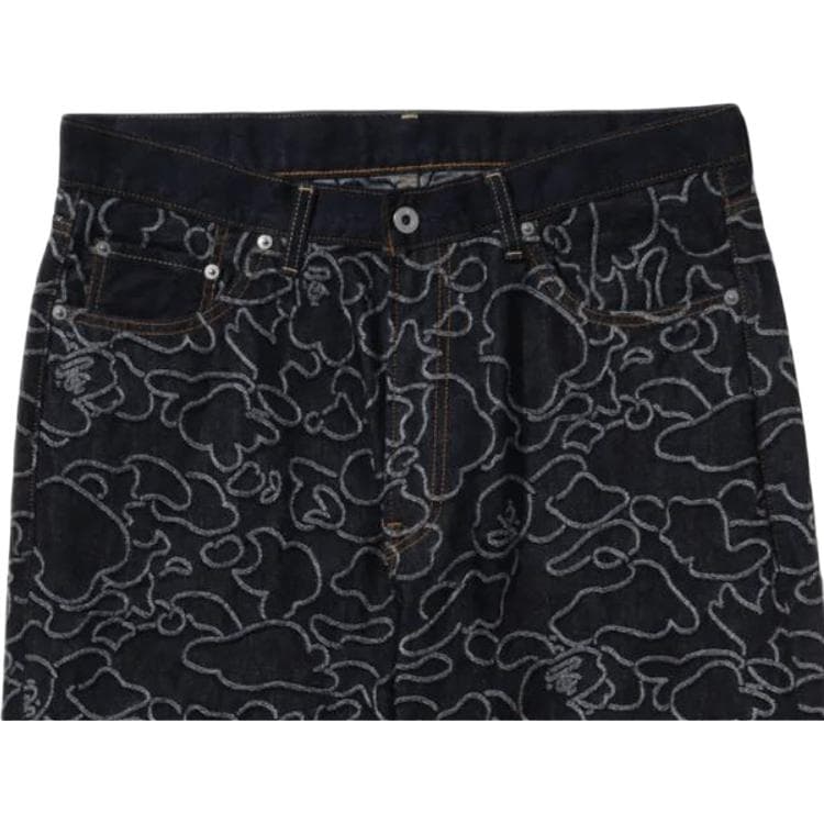 Штаны A BATHING APE Bape x OVO FW25 Джинсы Мужские - изображение 4