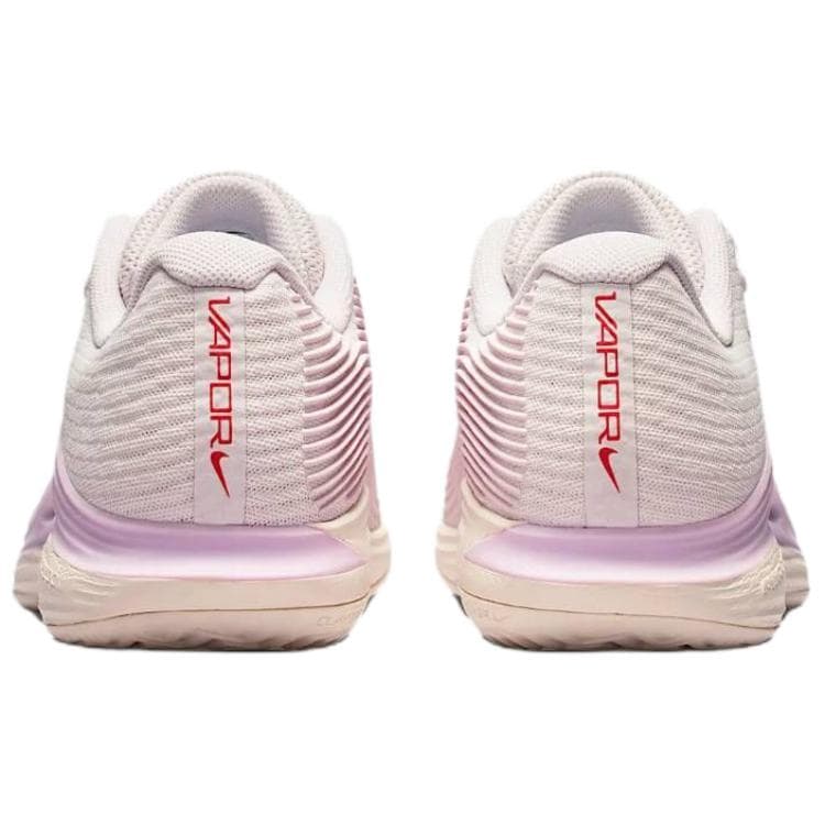 Кроссовки для тенниса Nike Vapor 12 Support Отскок Низкие Кроссовки для Тениса Женские Бежево-фиолетовые - изображение 5