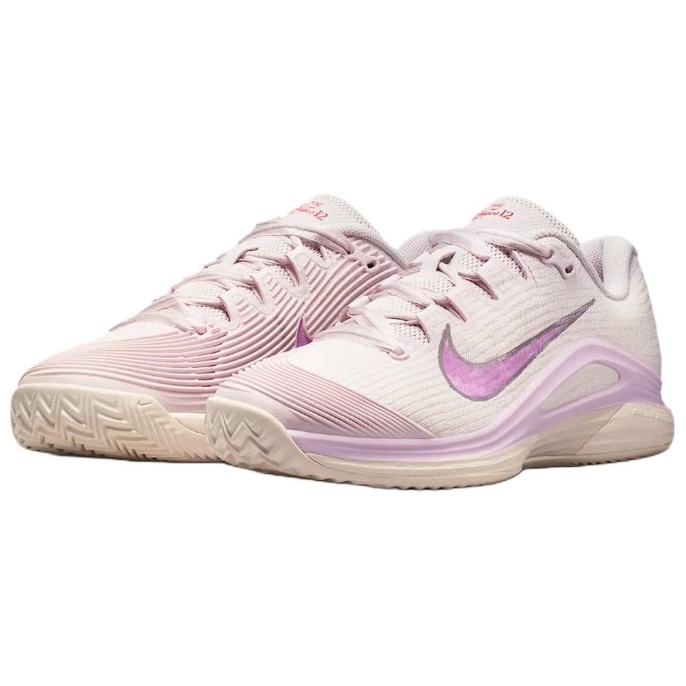 Кроссовки для тенниса Nike Vapor 12 Support Отскок Низкие Кроссовки для Тениса Женские Бежево-фиолетовые - изображение 3