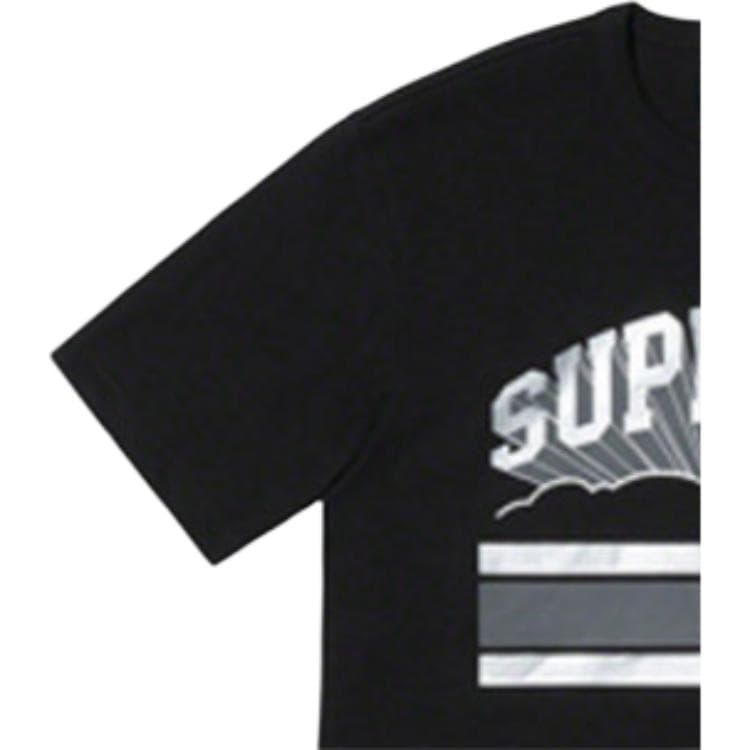 Футболка Supreme SS19 Cloud Arc Tee Black logoT - изображение 4