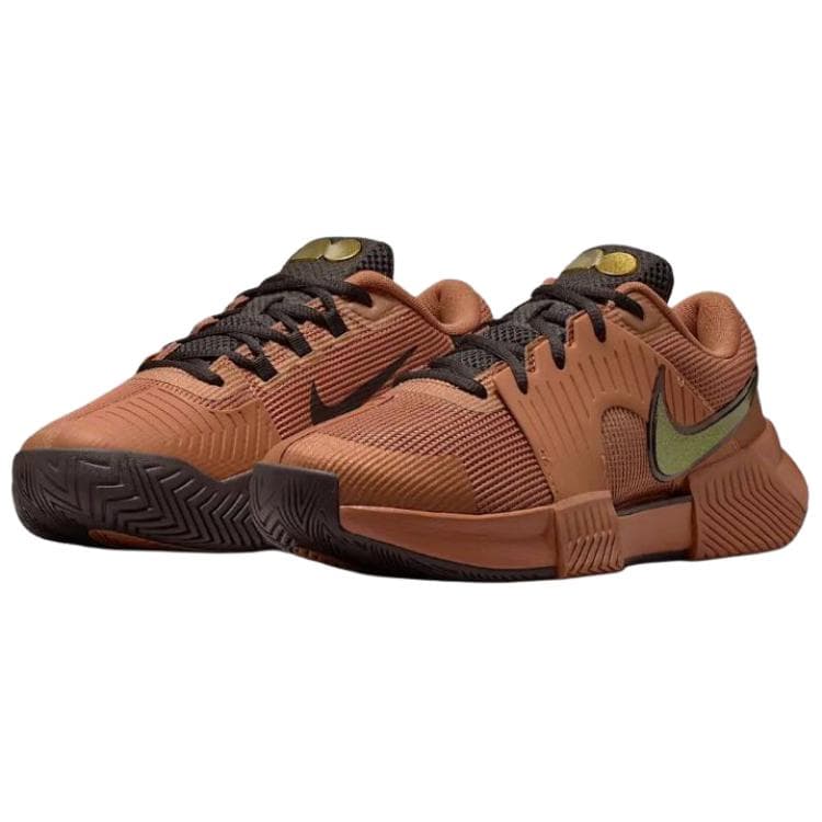 Кроссовки для тенниса Nike Zoom GP Challenge 1,5 Low Топ Теннисные Кроссовки Женские Коричневые - изображение 3