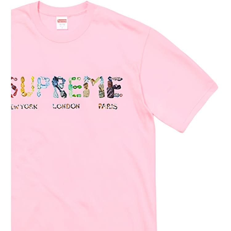 Футболка Supreme Rocks Tee Light Pink - изображение 2