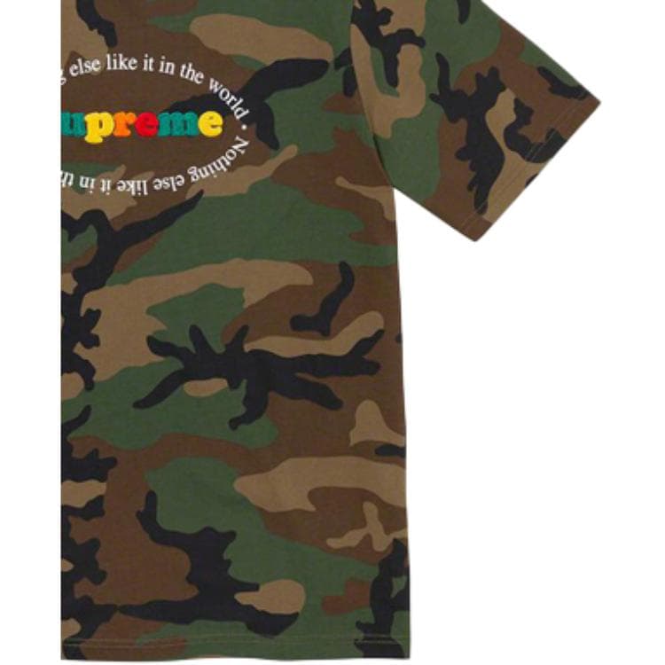 Футболка Supreme Nothing Else S/S Top Green Camo - изображение 3