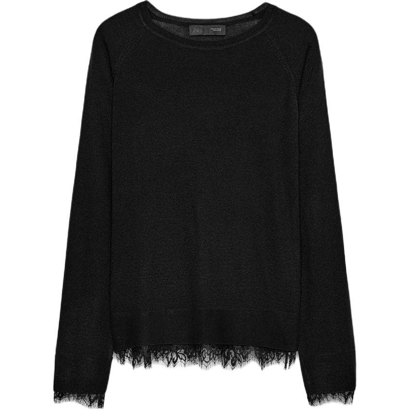 Кофта ZARA Черный Женский Трикотаж - изображение 1