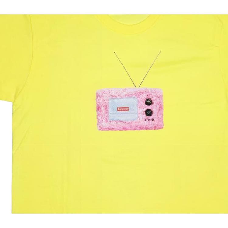 Футболка Supreme SS18 TV Tee Bright Yellow T - изображение 2