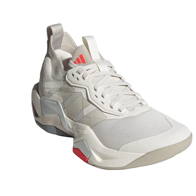 Кроссовки для спортзала Adidas Rapidmove Adv 2 Противоскользящие Устойчивые к истиранию Низкие Кроссовки для тренировок Женские Белые Бежевые - изображение 3