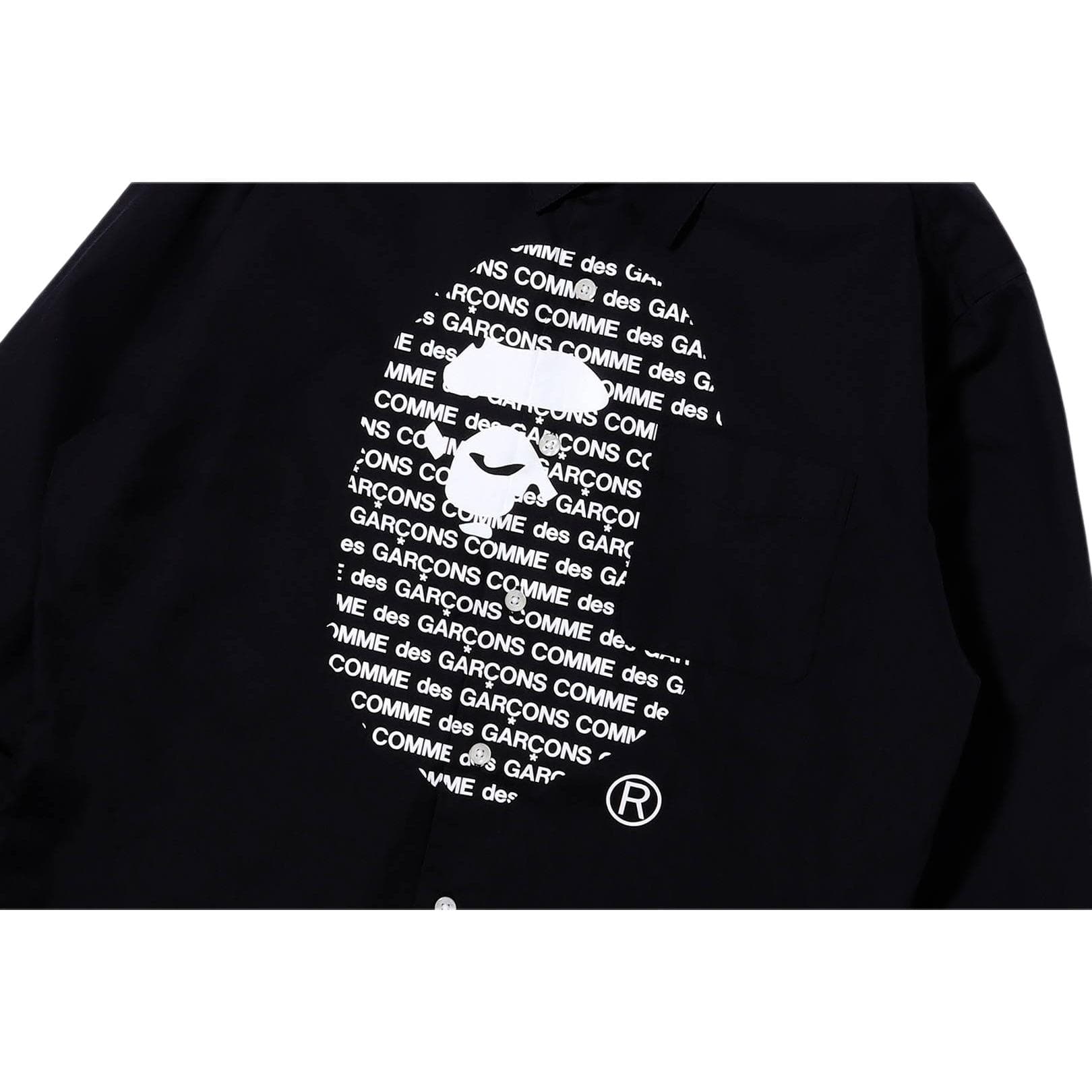 Рубашка A BATHING APE x COMME des GARÇONS - изображение 3
