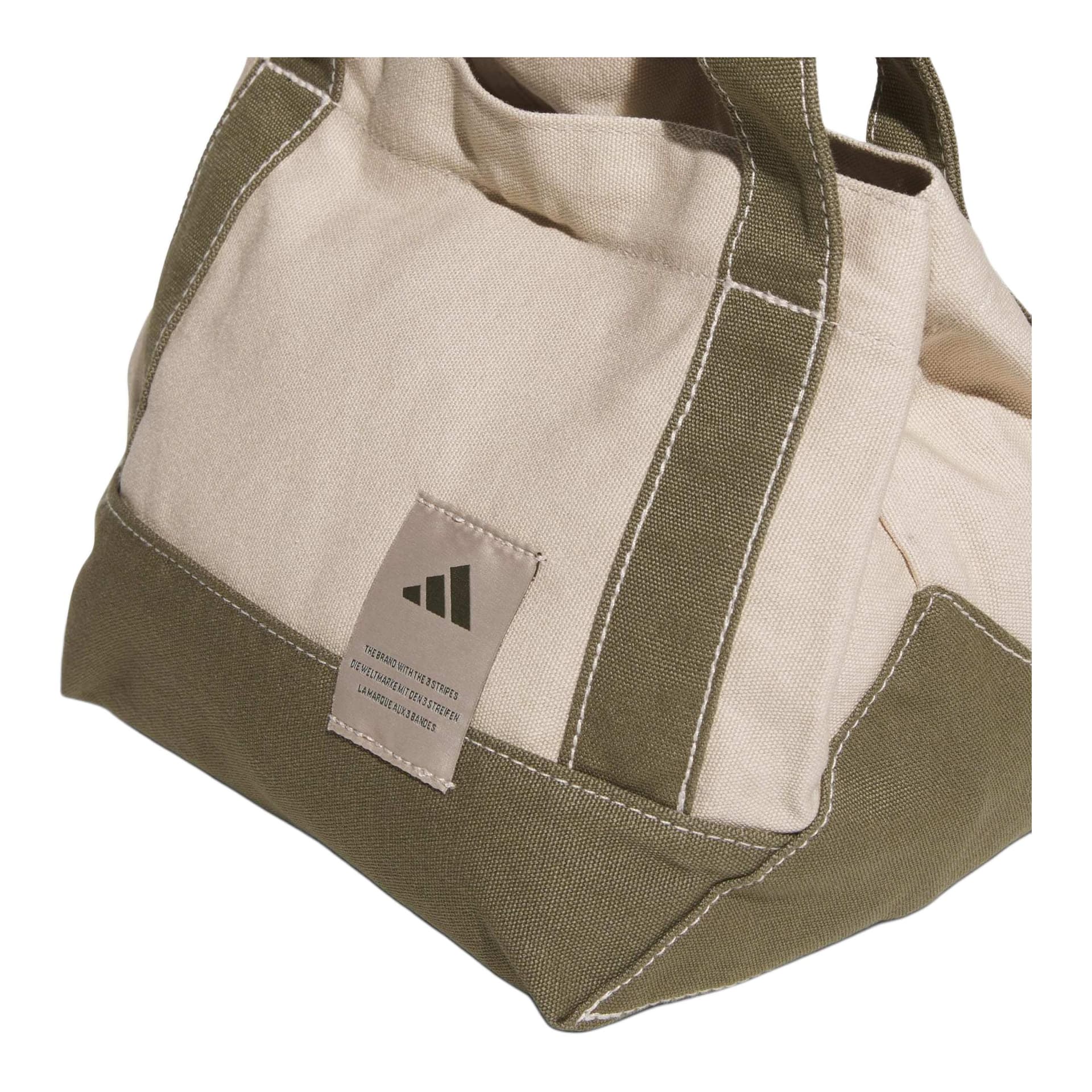 Сумка Adidas Хлопковое волокно Сумки Унисекс Бежевый - изображение 4