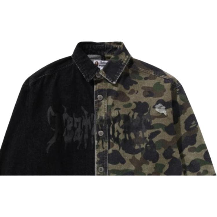 Рубашка A BATHING APE SS25 Рубашка Мужская Черная - изображение 3