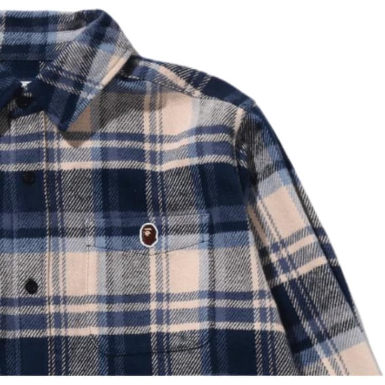 Рубашка A BATHING APE Check FW25 Рубашка Мужская - изображение 2