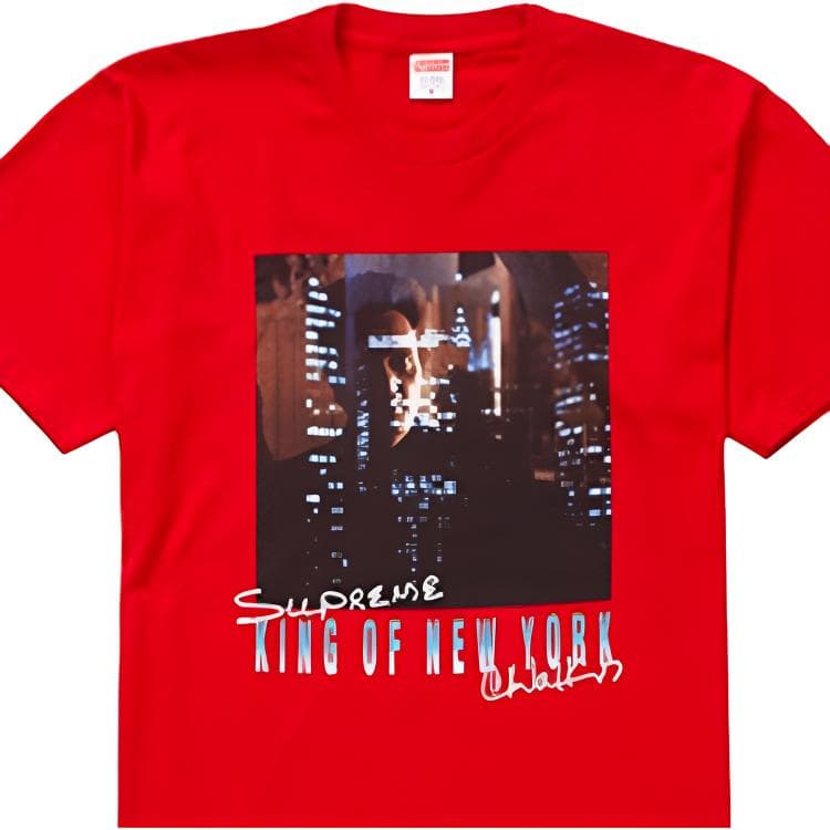 Футболка Supreme SS19 Christopher Walken King Of New York Tee Red T - изображение 4