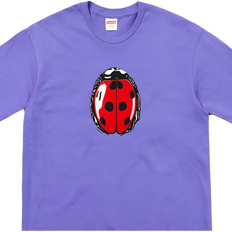 Футболка Supreme SS18 Ladybug Tee Light Purple T - изображение 4