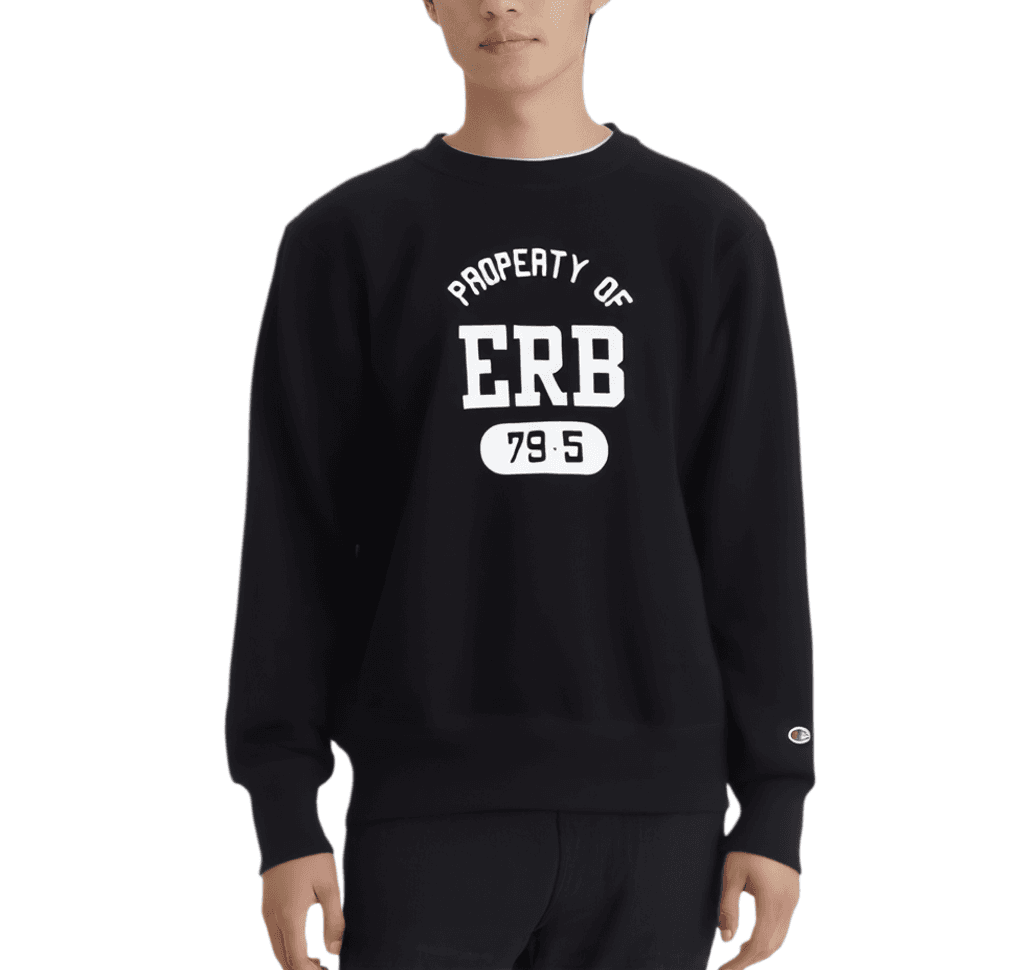 Худи Champion Reverse Weave FW24 Толстовка Унисекс Черное - изображение 2