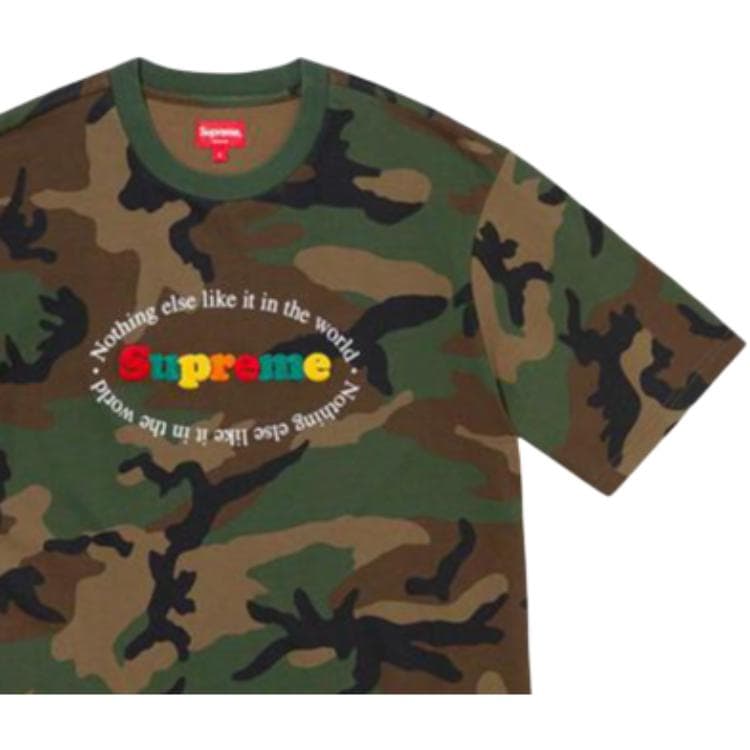 Футболка Supreme Nothing Else S/S Top Green Camo - изображение 2