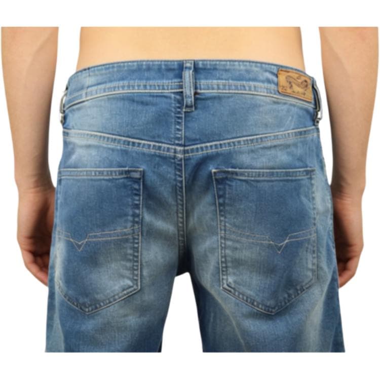 Джинсовые шорты Diesel Blue Men's Denim Shorts Дизель Синие Мужские Джинсовые Шорты - изображение 2