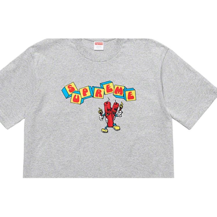 Футболка Supreme SS19 Dynamite Tee Grey - изображение 2