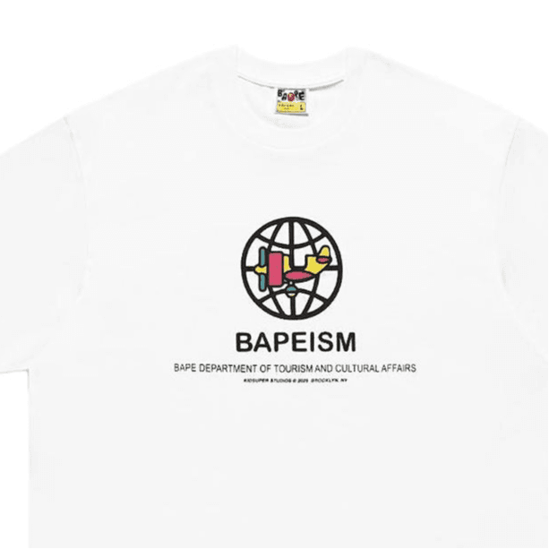 Футболка A BATHING APE KidSuper Studios Collaboration Унисекс T-рубашки - изображение 2