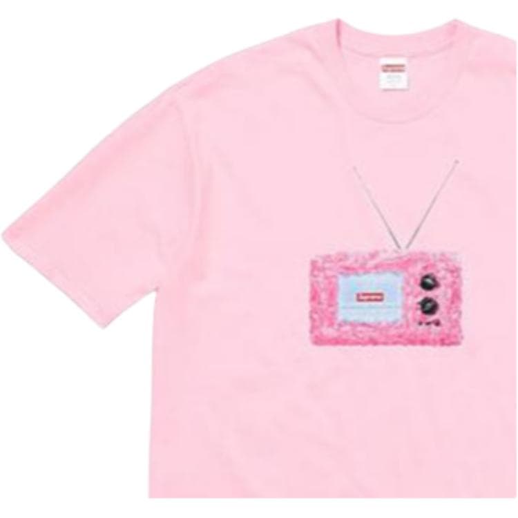Футболка Supreme SS18 TV Tee Light Pink - изображение 3