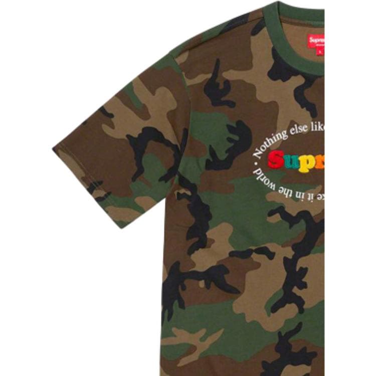 Футболка Supreme Nothing Else S/S Top Green Camo - изображение 4