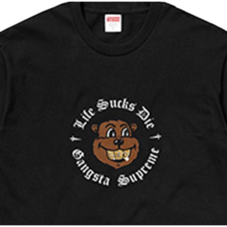 Футболка Supreme FW18 Life Sucks Die Tee Black - изображение 2