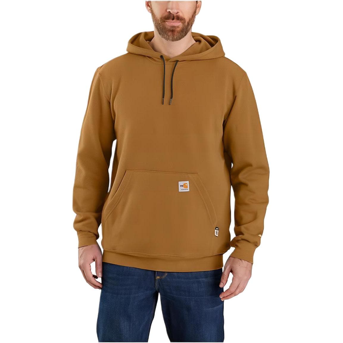 Кофта Carhartt 104983 FLAME-RESISTANT CARHARTT FORCE MIDWEIGHT HOODED SWEATSHIRT LOOSE FIT - изображение 1