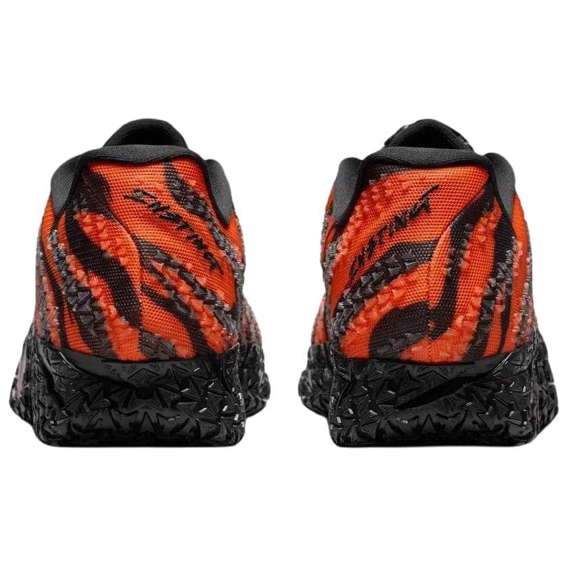 Кроссовки для баскетбола NIKE Ja 3 Low Топ Баскетбольные кроссовки Унисекс Оранжево-черный Азиатский Версия - изображение 5