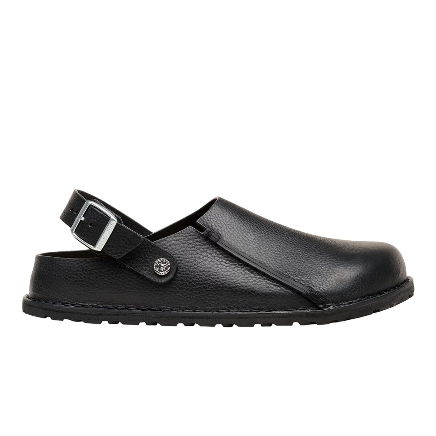 Birkenstock Lutry Коровья кожа Повседневные кожаные туфли Унисекс Черный стандартный - изображение 2