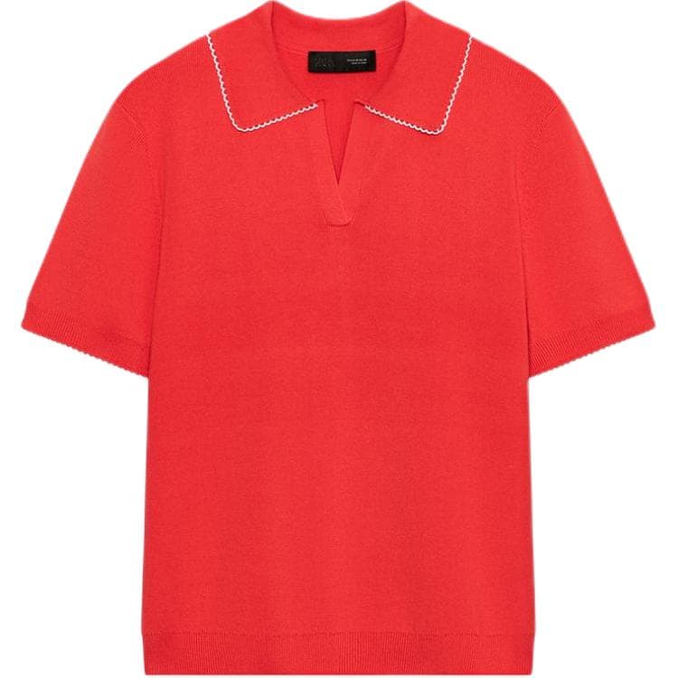 ZARA 520 Red Coral Women's Polo - изображение 1