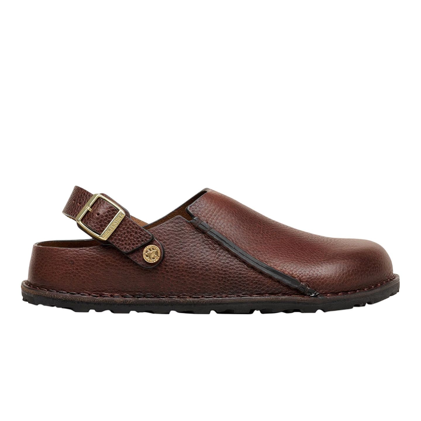 Birkenstock Lutry Повседневные кожаные туфли Унисекс Темно-кофейный Обычный (стандартный) - изображение 2