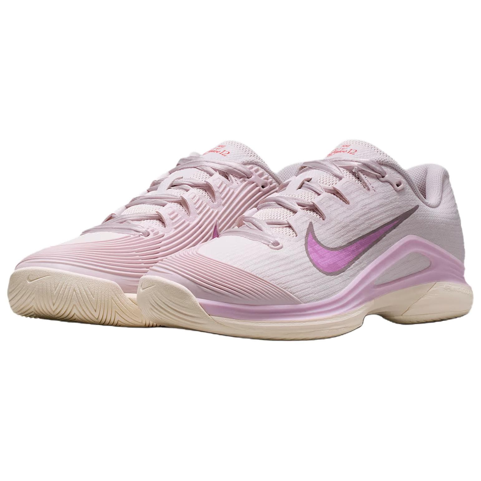 Кроссовки для тенниса Nike Vapor 12 Support Отскок Низкие Кроссовки для Тениса Женские Розовые - изображение 3
