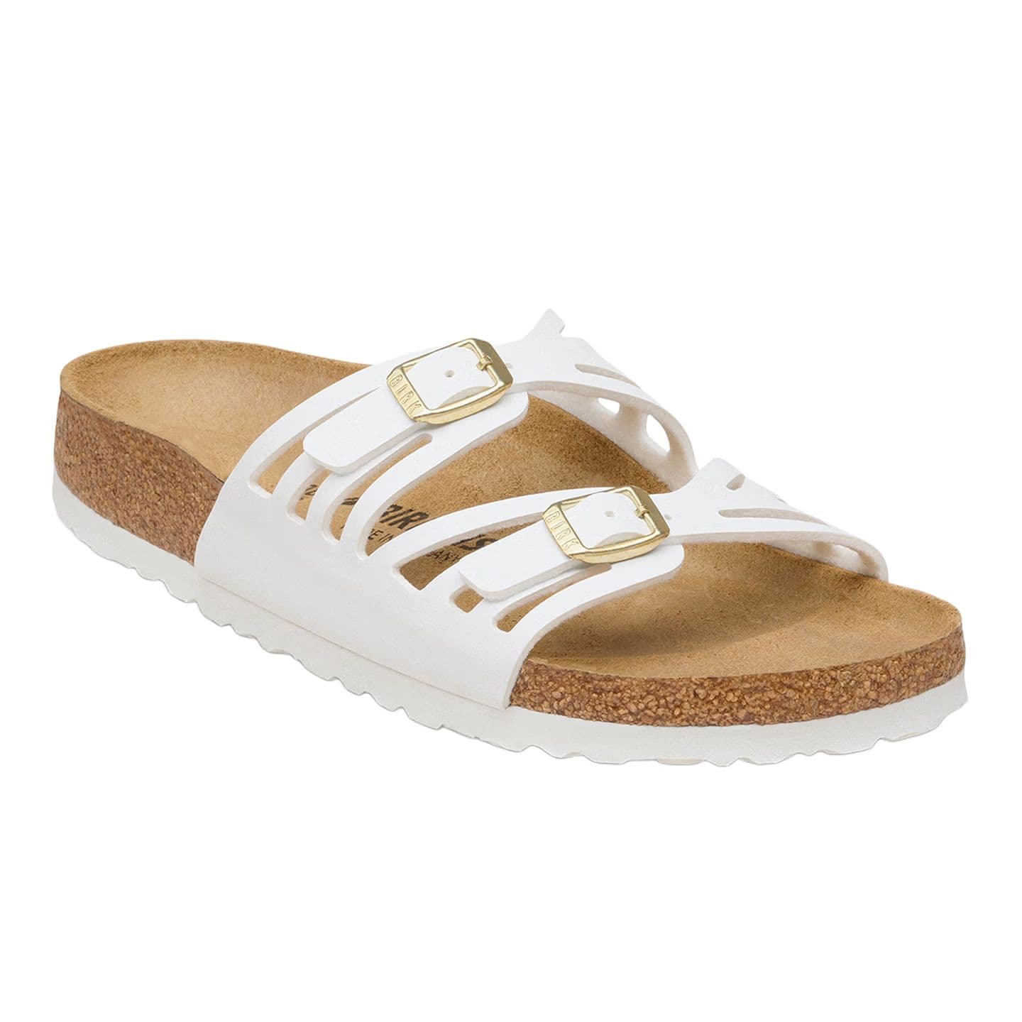 Сандалии Birkenstock Шлепанцы Женские Белые Узкие - изображение 3
