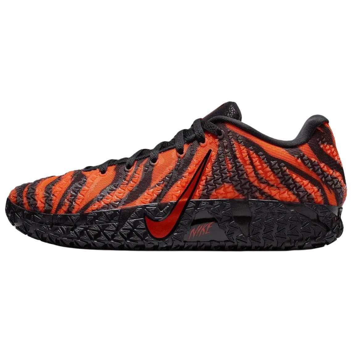 Кроссовки для баскетбола NIKE Ja 3 Low Топ Баскетбольные кроссовки Унисекс Оранжево-черный Азиатский Версия - изображение 1