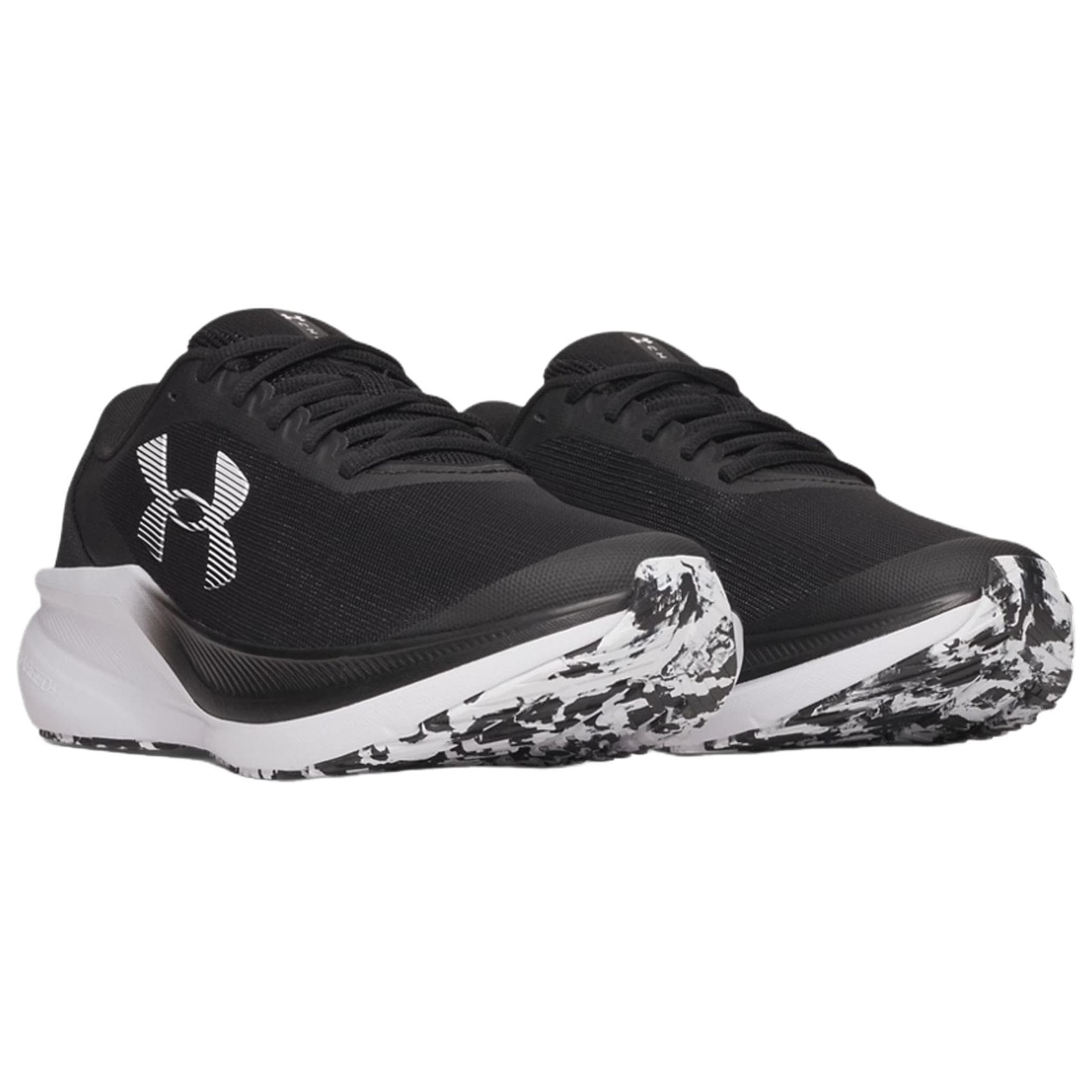 Кроссовки для бега Under Armour Charged+Chase Износостойкий Дышащий Поддерживающие Повседневные Беговые Кроссовки Мужские Черные - изображение 3