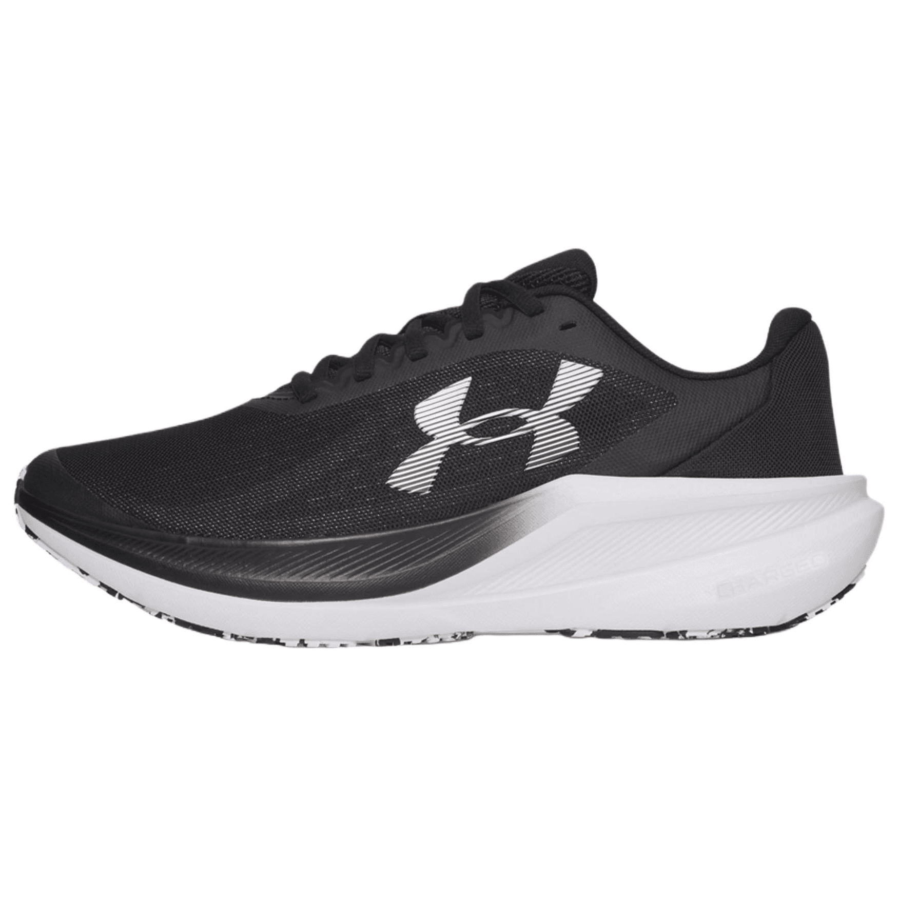 Кроссовки для бега Under Armour Charged+Chase Износостойкий Дышащий Поддерживающие Повседневные Беговые Кроссовки Мужские Черные - изображение 1