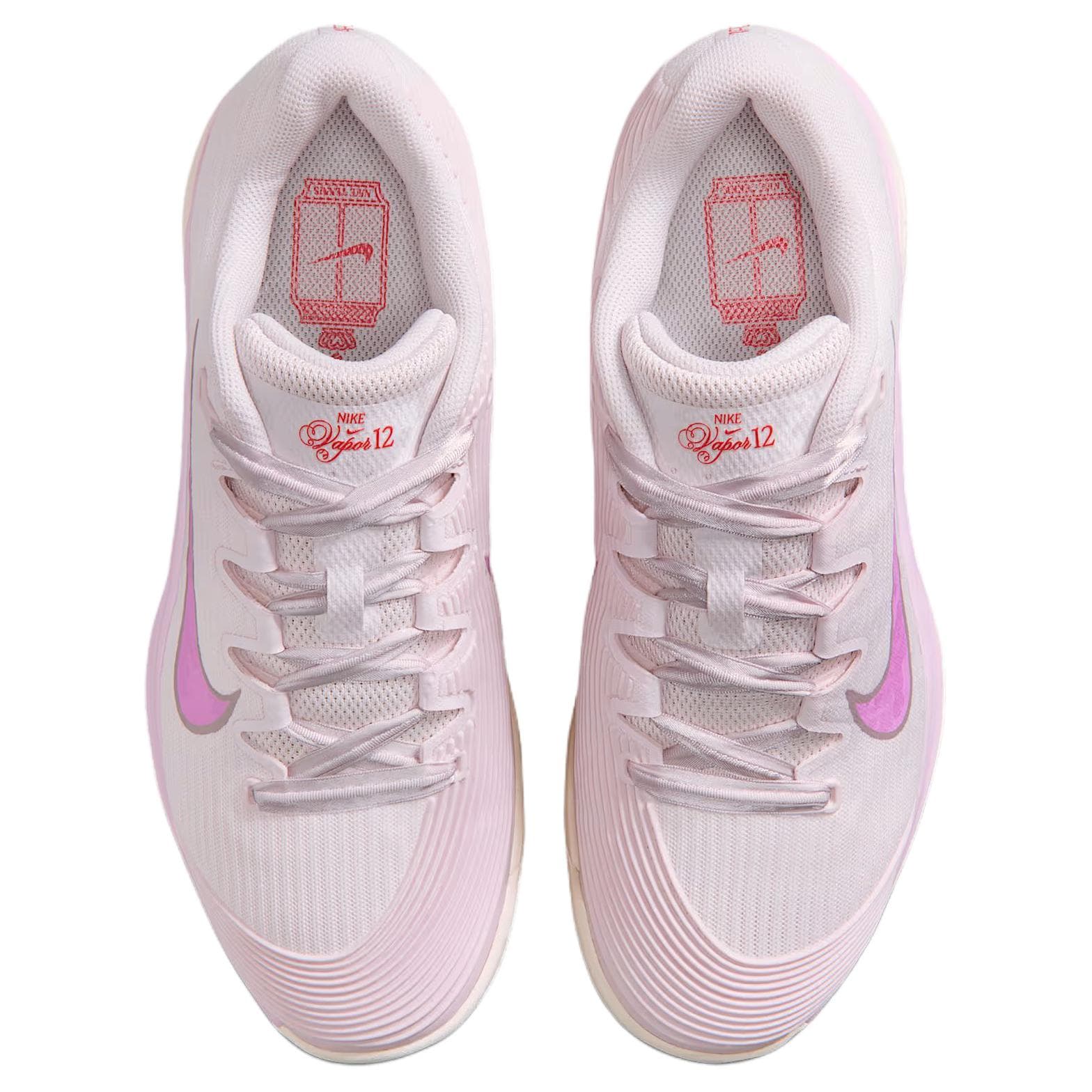 Кроссовки для тенниса Nike Vapor 12 Support Отскок Низкие Кроссовки для Тениса Женские Розовые - изображение 4