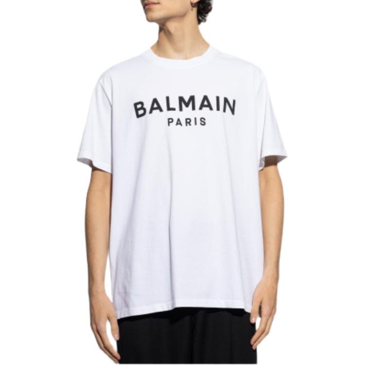 Футболка BALMAIN Белая Мужская T-рубашка - изображение 2