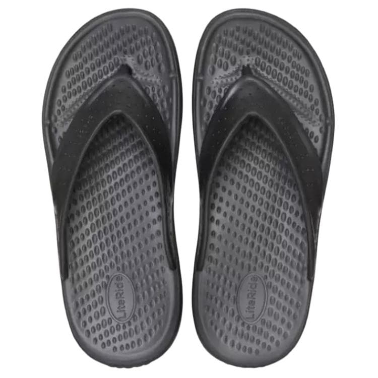 Шлёпанцы Crocs InMotion противоскользящие шлепанцы унисекс черные - изображение 4
