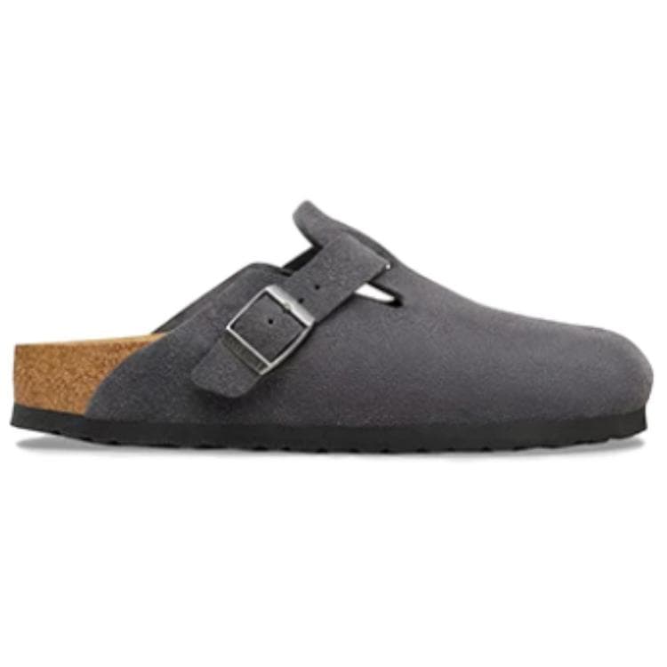 Сандалии Биркенсток Бостон Дышащая Обувь Birkenstock Унисекс Серый Стандартный (Стандартный) Свободный крой - изображение 2