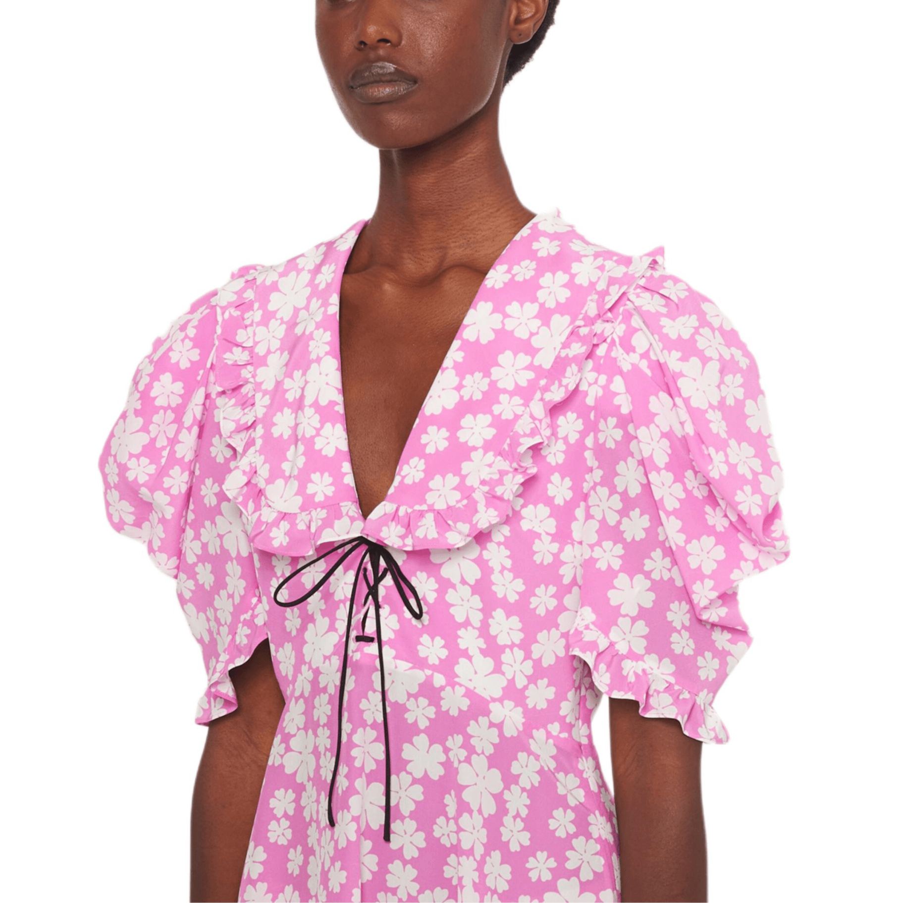 Платье Miu Miu Floral Print Dress - изображение 6