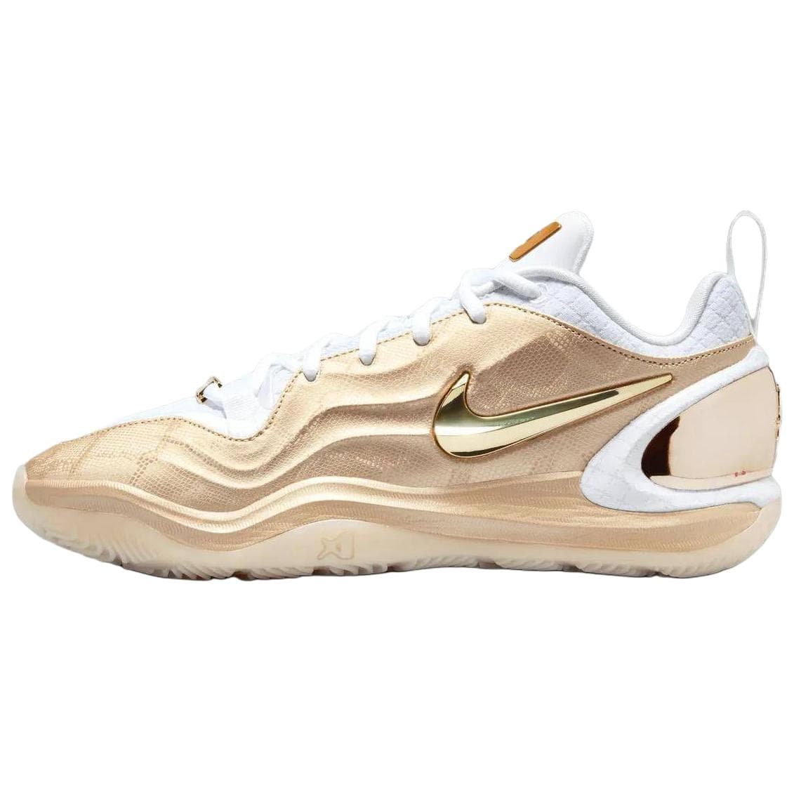 Кроссовки для баскетбола Nike A'Two Дышащая Поддержка Отскок Сцепление Баскетбольные кроссовки Женские Золото - изображение 1